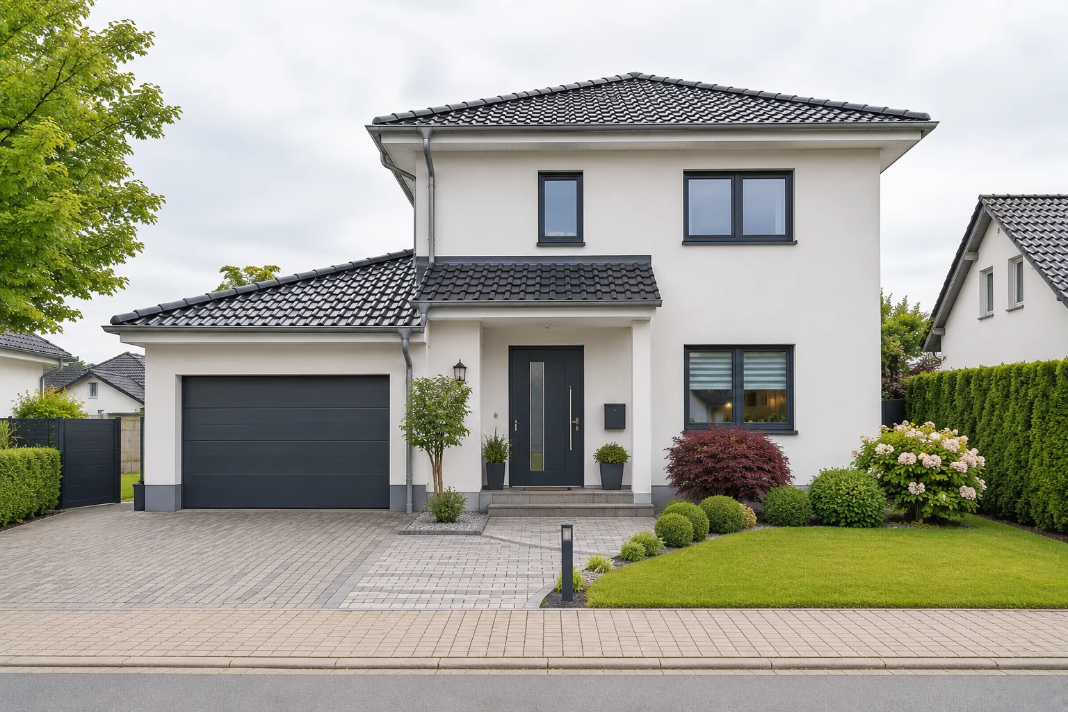 Modernes Einfamilienhaus mit Vorgarten in Güdingen, Saarbrücken