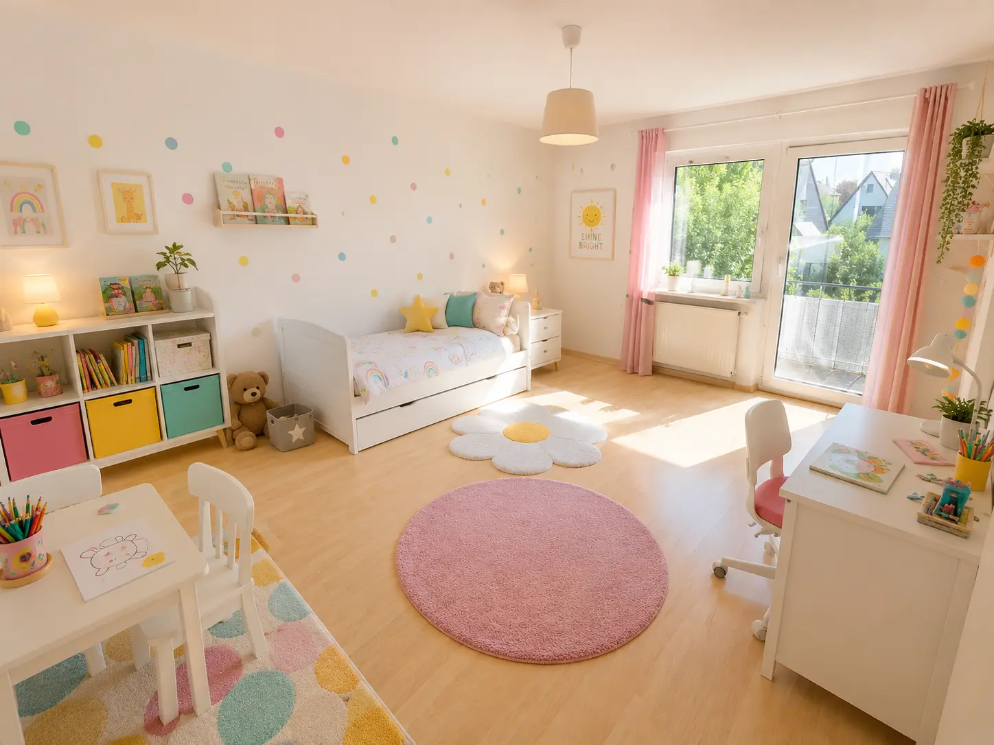 Helles Kinderzimmer im Obergeschoss