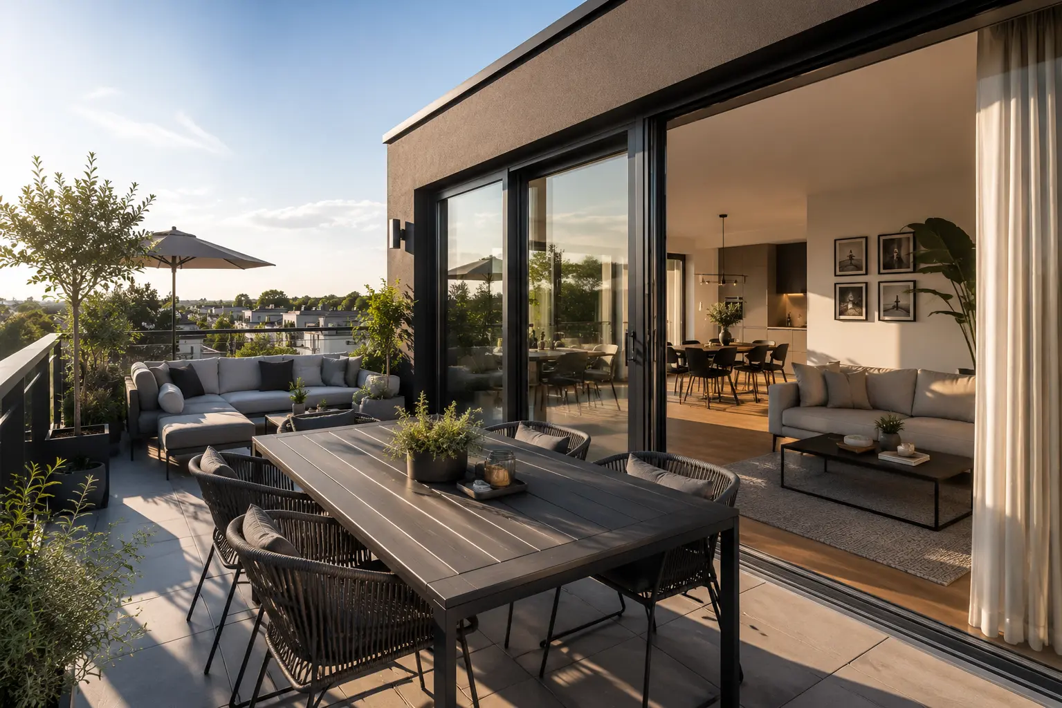Wohnliches Interieur einer von Fuhrmann Immobilien betreuten Immobilie in Saarbrücken